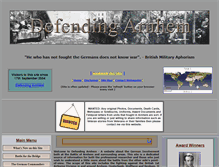 Tablet Screenshot of defendingarnhem.com
